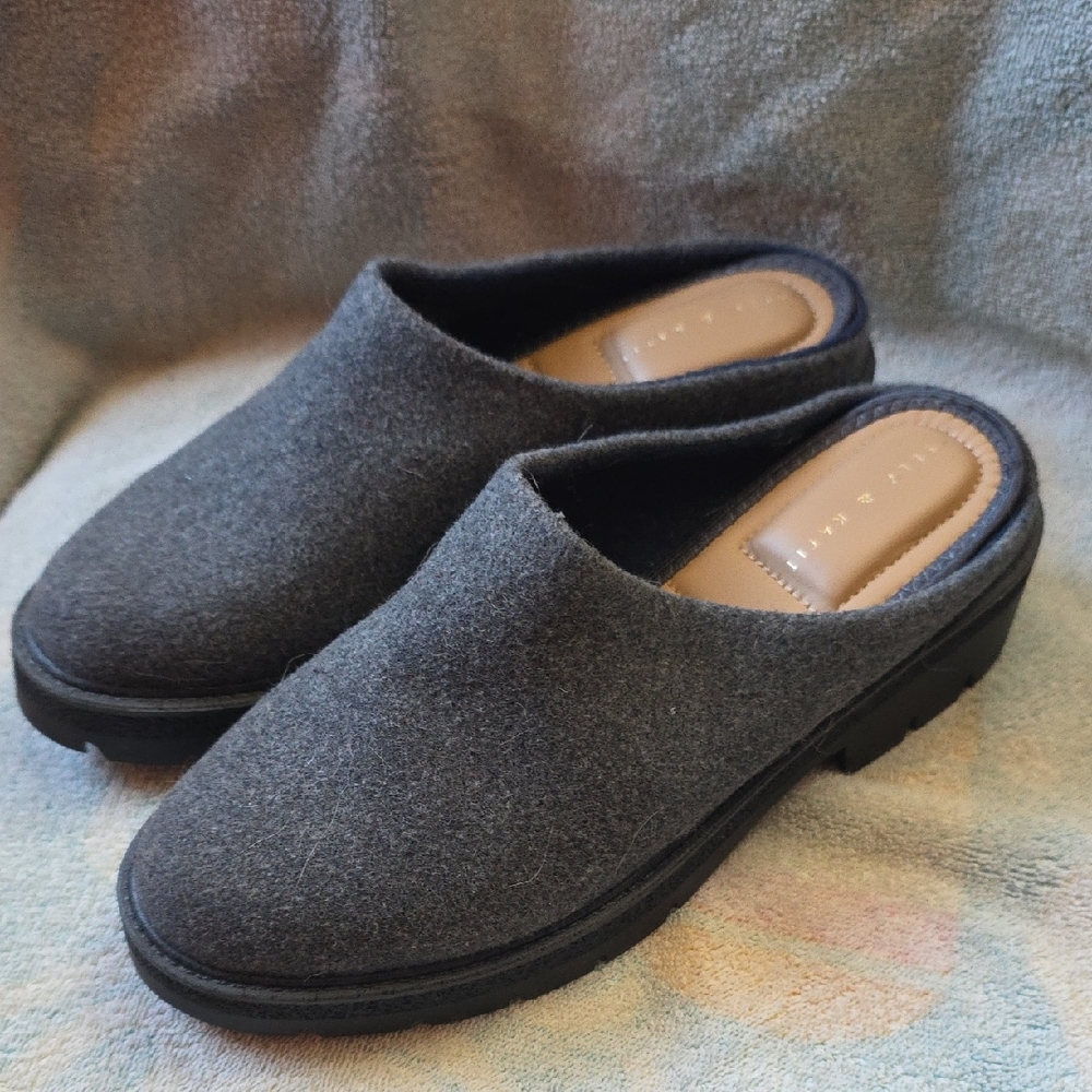 Kelly & Katie Charcoal Mules